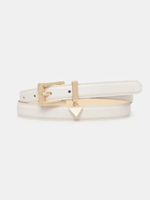 Guess pasek QUEENSLAND damski kolor beżowy BW9254 P5325