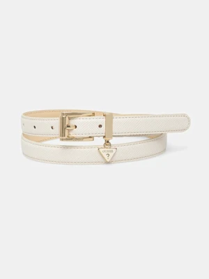Guess pasek ROSALBA damski kolor biały BW9256 P5325