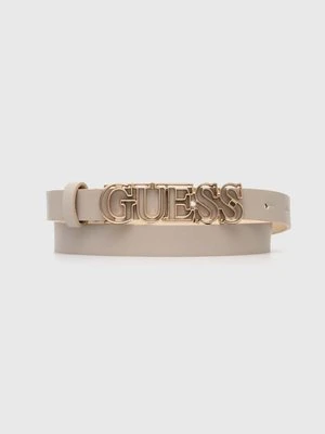 Guess pasek SESTRI damski kolor szary BW9091 P4220