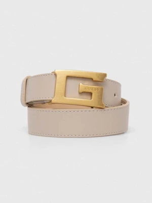 Guess pasek SESTRI damski kolor szary BW9097 P4230