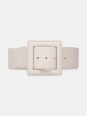 Guess pasek TATUM damski kolor beżowy BW9245 P5370