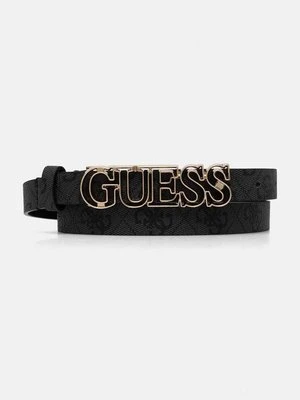 Guess pasek VICTORIA damski kolor czarny BW9167 P4220