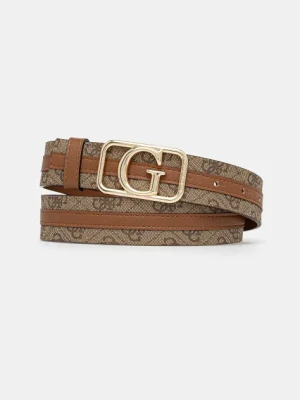 Guess pasek ZAMIRA damski kolor brązowy BW9229 P5235