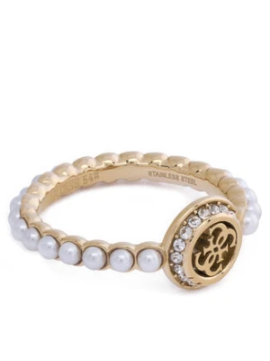 Guess Pierścionek JUBR05 522JW Złoty