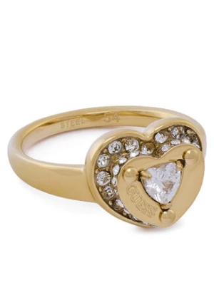 Guess Pierścionek JUBR05 552JW Złoty