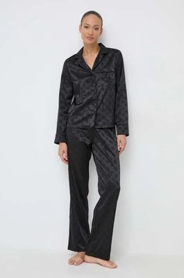 Guess piżama BIANCA damska kolor czarny O4RX04 WFTL0