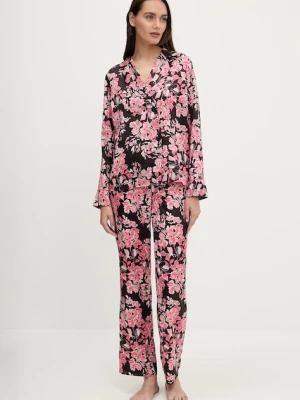 Guess piżama LOUISE damska kolor różowy O5YX01 WH9C2