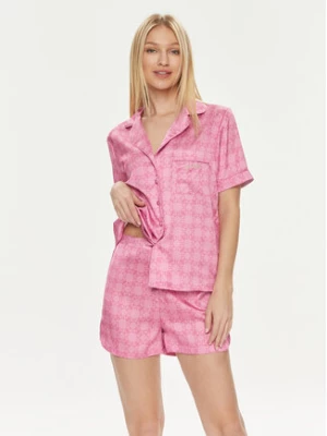 Guess Piżama O4GX03 WFTE2 Różowy Regular Fit
