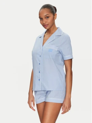 Guess Piżama O5GX10 WH1K1 Niebieski Regular Fit