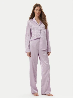 Guess Piżama O6BX02 W3500 Fioletowy jasny Regular Fit