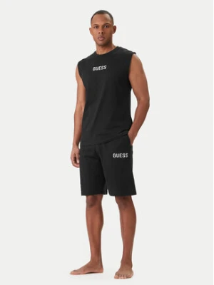 Guess Piżama U6GX02 KCAM1 Czarny Regular Fit