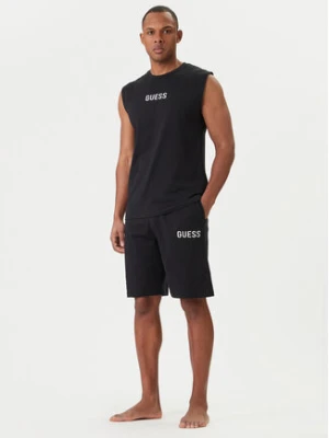 Guess Piżama U6GX02 KCAM1 Czarny Regular Fit