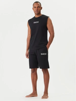 Guess Piżama U6GX02 KCAM1 Czarny Regular Fit