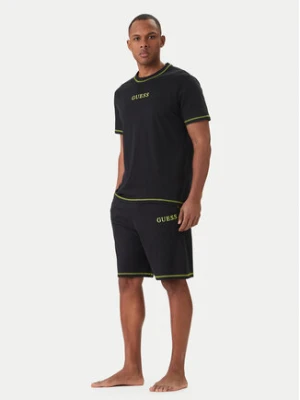 Guess Piżama U6GX03 KCAM1 Czarny Regular Fit