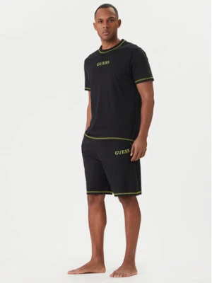 Guess Piżama U6GX03 KCAM1 Czarny Regular Fit