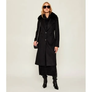 GUESS Płaszcz KAROLE | z dodatkiem wełny