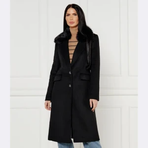 GUESS Płaszcz NANCY | z dodatkiem wełny