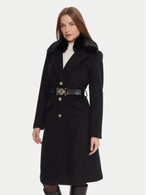 Guess Płaszcz przejściowy W5BL25 W2672 Czarny Regular Fit