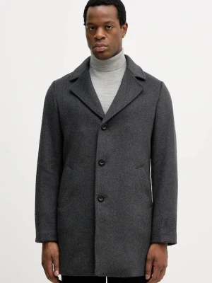 Guess płaszcz z dodatkiem wełny kolor szary M4BL3S WGJ82