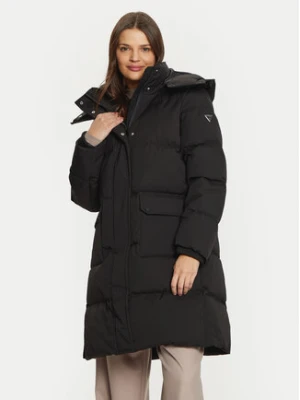 Guess Płaszcz zimowy Belkisa W4BL0B WGJR2 Czarny Regular Fit
