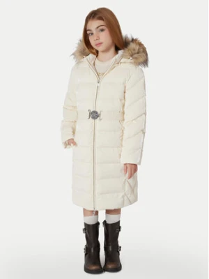 Guess Płaszcz zimowy J5BL19 W3080 Écru Regular Fit