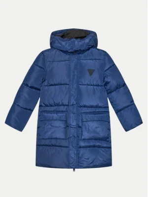 Guess Płaszcz zimowy L4BL02 WB240 Granatowy Regular Fit