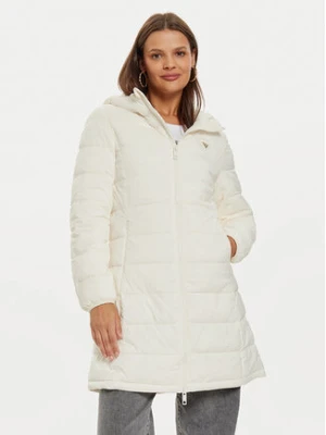 Guess Płaszcz zimowy New Aleta V4YL05 WF3X0 Écru Regular Fit