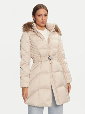 Guess Płaszcz zimowy New Olga W4BL40 WEX52 Beżowy Regular Fit
