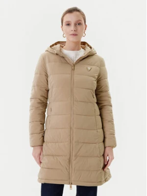 Guess Płaszcz zimowy V4YL05 WF3X0 Beżowy Regular Fit