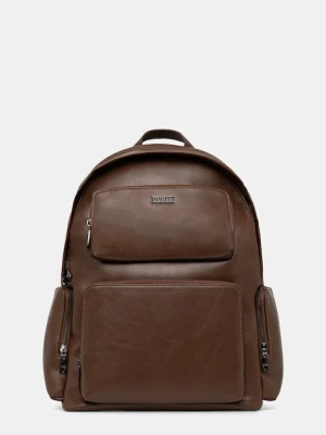 Guess plecak BOSTON męski kolor brązowy duży gładki HMBOCA P5342