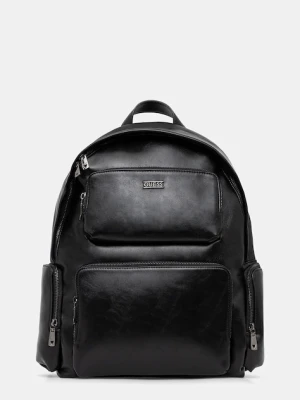Guess plecak BOSTON męski kolor czarny duży gładki HMBOCA P5342