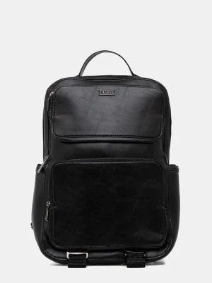 Guess plecak BOSTON męski kolor czarny duży gładki HMBOCA P5445