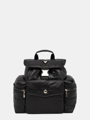 Guess plecak damski kolor czarny mały gładki V5BZ13 WF820