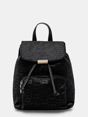 Guess plecak damski kolor czarny mały V5BZ11 WF800