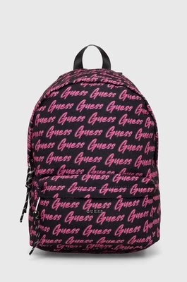 Guess plecak Girl kolor czarny duży wzorzysty H4YZ01 WGCS0