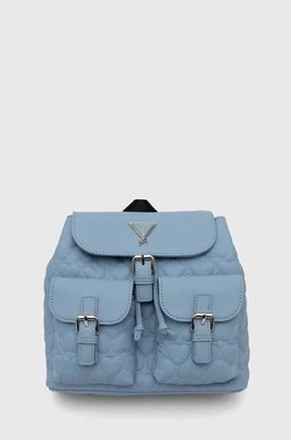 Guess plecak Girl kolor niebieski mały J4YZ08 WGCT0