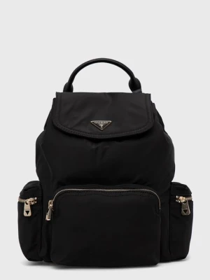 Guess plecak ECO GEMMA damski kolor czarny mały gładki HWEYG8 39532