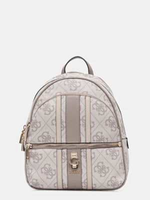 Guess plecak ERENIA damski kolor beżowy mały wzorzysty HWSO78 38330