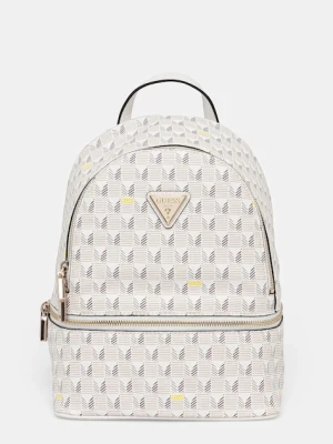 Guess plecak FOLLIE damski kolor beżowy mały wzorzysty TWLW96 76032