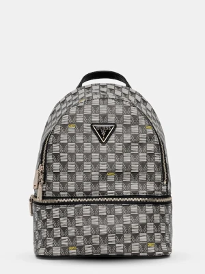 Guess plecak FOLLIE damski kolor czarny mały wzorzysty TWLW96 76032
