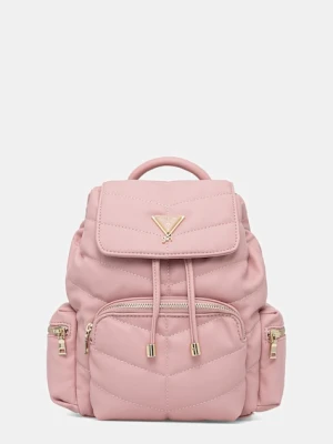 Guess plecak Girl kolor różowy mały gładki J5YZ11 WGVT0