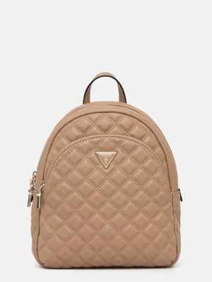 Guess plecak GIULLY damski kolor brązowy mały gładki HWQG96 73320