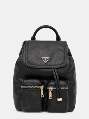 Guess plecak MANHATTAN damski kolor czarny mały gładki HWBG71 18310