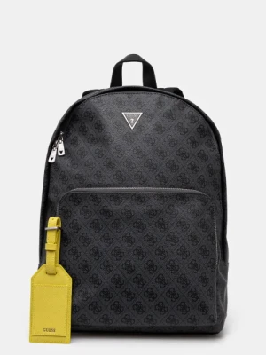Guess plecak MILANO męski kolor czarny duży wzorzysty HMMILO P5219