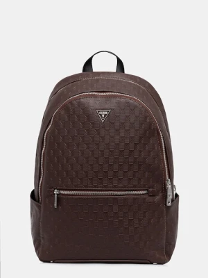 Guess plecak TORINO męski kolor brązowy duży gładki HMTODE P5275