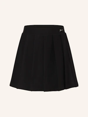 Guess Plisowana Spódnica Z Dżerseju schwarz