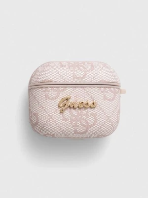 Guess pokrowiec na airpods 3 kolor różowy