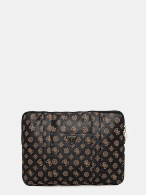 Guess pokrowiec na laptopa 14" kolor brązowy GUCS14ZPGPOSGNK