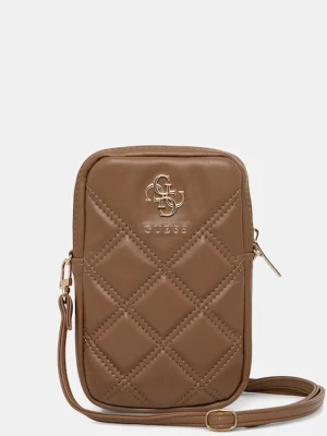 Guess pokrowiec na telefon kolor brązowy GUWBZPSQSSGW