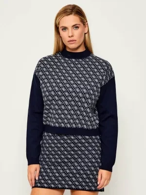 GUESS Półgolf AUBREY | Loose fit | z dodatkiem wełny